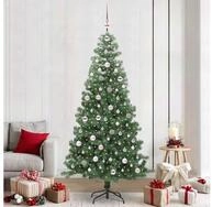 vidaXL K&uuml;nstlicher Weihnachtsbaum vidaXL Weihnachtsbaum Gr&uuml;n 240 cm PVC