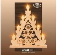 Weigla LED Lichterbogen Weihnachtsbaum mit Kugeln, Made in Germany (1-tlg),