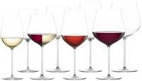 Zwiesel Glas Gl&auml;ser-Set VUELO Rotwein- und Wei&szlig;weingl&auml;serset 8-tlg., 8-tlg.,...