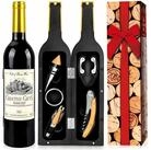 LuxusKollektion Sommelier-Set Weinflaschen Korkenzieher Set 5tlg Gold