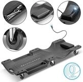 STAHLWERK Rollbrett Kfz-Rollbrett mit LED 500 kg Tragkraft Montageliege