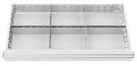 Stier Kleinteilemagazin STIER Schubladeneinteilung Metalleinteilung BLH 100/125...