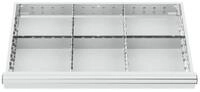 Stier Kleinteilemagazin STIER Schubladeneinteilung Metalleinteilung BLH 75 mm