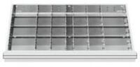 Stier Kleinteilemagazin STIER Schubladeneinteilung Metalleinteilung BLH 100/125...
