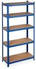 relaxdays Schwerlastregal 2 x Schwerlastregal 180x90x40 blau, 2-tlg.