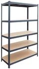 relaxdays Schwerlastregal 5 Ebenen Metall, 1-tlg., 50 x 120 x 200 cm