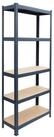 relaxdays Schwerlastregal 5 Ebenen Metall, 1-tlg., 30 x 75 x 150 cm