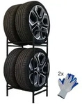 PROREGAL&reg; Schwerlastregal Reifenregal R&auml;derregal Garagenregal CARRERO f&uuml;r 4-8