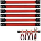 LuxusKollektion Magnet-Werkzeugleiste Magnetleiste 30 cm 6er Set Metall