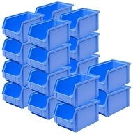 BRB-Lagertechnik Kleinteilemagazin 20x Sichtbox CLASSIC FB 4, LxBxH...