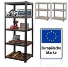 relaxdays Schwerlastregal Industrial 500 kg, 1-tlg., 60 x 80 x 200 cm