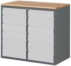 Stier H&auml;ngeregisterschrank STIER Schubladenschrank Premium mit 6 Schubladen und