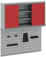 vidaXL Werkzeugschrank Werkzeugschrank-Set 3 Stk. Rot Pulverbeschichteter Stahl