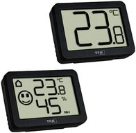 TFA Dostmann Hygrometer TFA Dostmann Thermo-/Hygrometer Schwarz 95.2020.01
