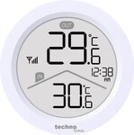 technoline Raumthermometer WS 9168, mit Magnethalterung und Au&szlig;ensender