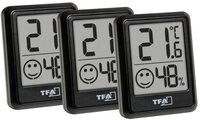 TFA Dostmann Hygrometer Hygrometer Schwarz 30.5060.01.03