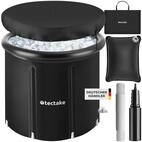 tectake Badebottich Eisbadewanne, Pumpe und Wasserkissen, faltbar, mit...