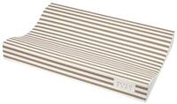 Meyco Baby Wickelauflage Fat Stripe Taupe (1-tlg), 50x70cm