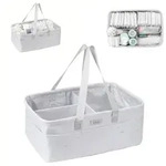 Kikkaboo Wickeltasche 311080601 (1-tlg), faltbar, abnehmbare Trennwand,...