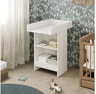 Vicco Wickelkommode Mona, Wei&szlig;, 60 x 103.5 cm mit Wickelaufsatz