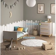 VitaliSpa&reg; Kommode Malia, Cashmere/Artisan, 60 x 88 cm (1 St) grau