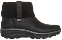 Winterboots SKECHERS "EASY GOING-", Damen, Gr. 36, schwarz, Lederimitat, Textil,