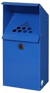 PROREGAL&reg; Aschenbecher Gro&szlig;volumiger Wandascher Schutzdach 3,7L 41x18x15cm...