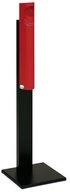 PROREGAL&reg; Aschenbecher Praktischer Wandascher Abstreifblech Standfu&szlig; 3,5L