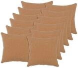 vidaXL Kissenbez&uuml;ge vidaXL Kissenbezug 12 pcs HEERLEN Beige 50 x 50 cm Boucl&eacute;