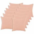 vidaXL Kissenbez&uuml;ge vidaXL Kissenbezug 12 pcs HEERLEN Rosa 40 x 40 cm Boucl&eacute;