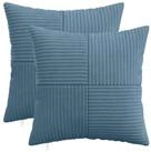 vidaXL Kissenbez&uuml;ge vidaXL Kissenbezug 2 pcs ALMELO Blau 40 x 40 cm Cord