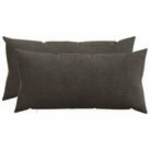vidaXL Kissenbez&uuml;ge vidaXL Kissenbezug 2 pcs HEERLEN Anthrazit 40 x 80 cm Cord
