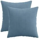 vidaXL Kissenbez&uuml;ge vidaXL Kissenbezug 2 pcs HEERLEN Blau 30 x 30 cm Cord