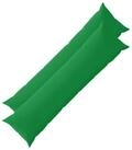 vidaXL Kissenbezug Kissenbezug 2 pcs HEERLEN Gr&uuml;n 40 x 145 cm Polyester, (2...