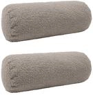 vidaXL Kissenbez&uuml;ge vidaXL Kissenbezug 2 pcs HEERLEN Hellgrau &Oslash; 15 x 40 cm...