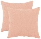 vidaXL Kissenbez&uuml;ge vidaXL Kissenbezug 2 pcs HEERLEN Rosa 45 x 45 cm Boucl&eacute;