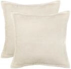 vidaXL Kissenbez&uuml;ge vidaXL Kissenbezug 2 pcs HOUTEN Creme 40 x 40 cm Boucl&eacute;