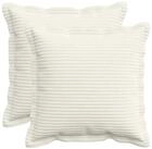vidaXL Kissenbez&uuml;ge vidaXL Kissenbezug 2 stk. HOUTEN Creme 35 x 35 cm Cord
