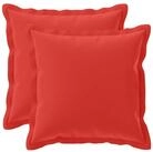 vidaXL Kissenbezug Kissenbezug 2 stk. HOUTEN Rot 50 x 50 cm Polyester, (2...