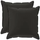 vidaXL Kissenbezug Kissenbezug 2 stk. HOUTEN Schwarz 70 x 70 cm Polyester, (2...
