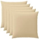 vidaXL Kissenbezug Kissenbezug 6 pcs HEERLEN Beige 60 x 60 cm Polyester, (6...