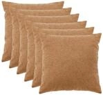 vidaXL Kissenbez&uuml;ge vidaXL Kissenbezug 6 pcs HEERLEN Beige 80 x 80 cm Boucl&eacute;