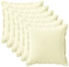 vidaXL Kissenbezug Kissenbezug 6 stk. HOUTEN Creme 70 x 70 cm Polyester, (6...