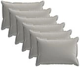 vidaXL Kissenbezug Kissenbezug 6 stk. HOUTEN Grau 50 x 75 cm Polyester, (6...