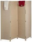 relaxdays Paravent Raumteiler 4-teilig (4 St), braun