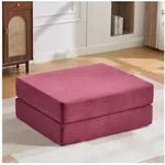 STILVORA Relaxsessel Kompressionshocker Ausklappbar zum Einzelsessel Cordstoff