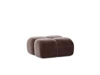 Fun M&ouml;bel Polsterhocker Hocker Designerhocker DARCY 85x85 cm in Stoff Salvador...