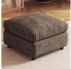 LuxusKollektion Ottomane Sitzhocker Stauraum Deckel Ottomane Fu&szlig;hocker Braun...