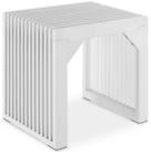 tectake Sitzhocker Sitzbank, Lamellenoptik, 73 x 35 x 43 cm