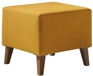 MIRJAN24 Hocker Oviedo, Bonellfeder, 51x51x45 cm